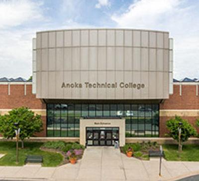 Anoka technical college building exterior