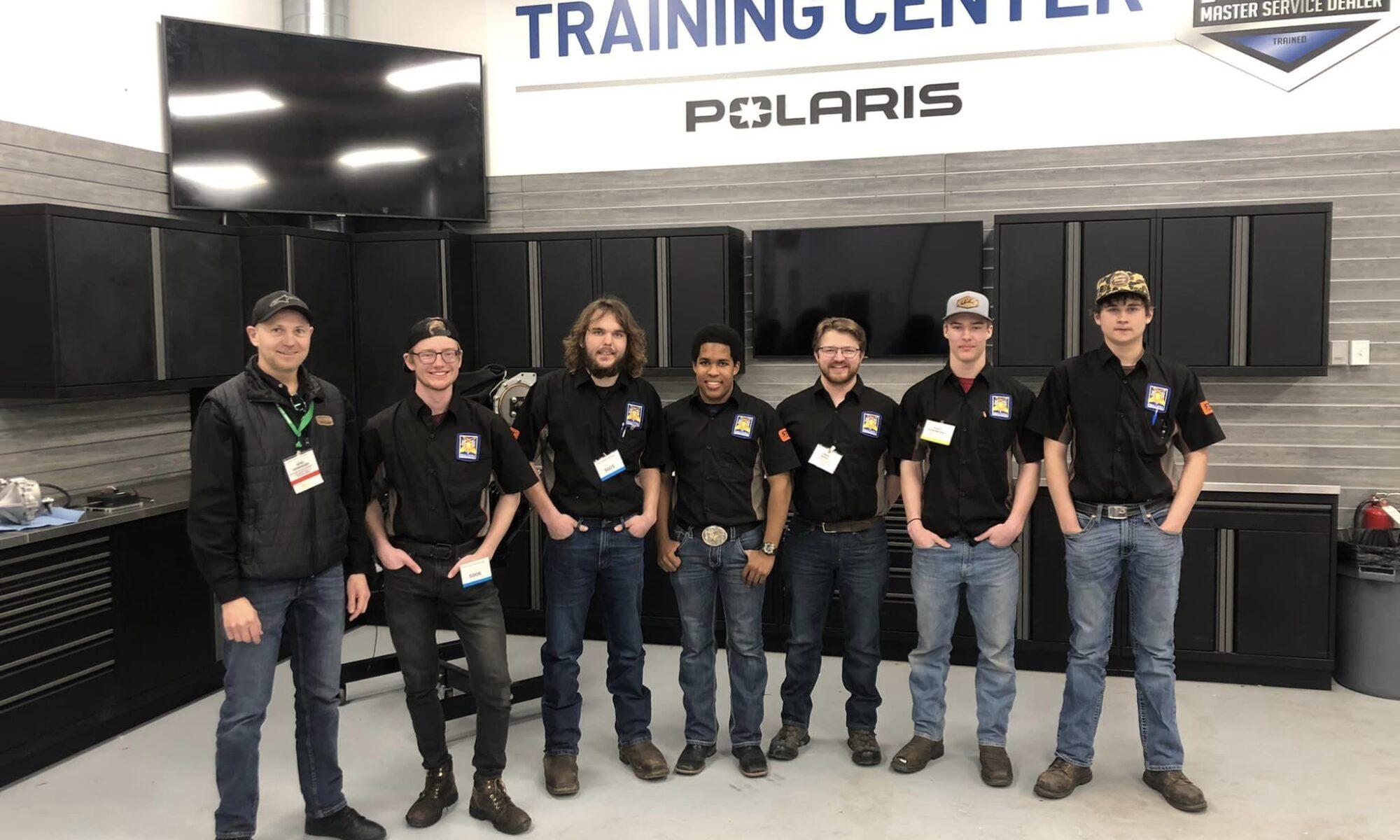 Skills MN competitors at the Polaris Training Center