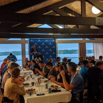 TCOE Award Presentation attendees at Cragun's Resort